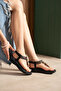 Velia Ethnic Stone Detailed Orthopedic Sole Comfortable Women's Sandals - 4