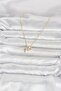 ®   Brass Gold Color Minimal Pole Star Model Women's Necklace - 2