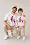 Father Son Combination Sold as a Single Item 100% Cotton Oversize T-Shirt Father's Day Gift