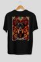 For Dog Lovers 29 Black Oversize T-Shirt with Dog Print on the Back 100% Cotton Unisex Dog Lover Premium Design