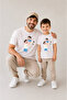 Father Son Combination Sold as a Single Item 100% Cotton Oversize T-Shirt Father's Day Gift
