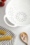 Acrylic White Pasta Strainer & Vegetable Fruit Strainer - 5