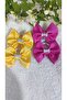Satin Bow Children's Hairpin with Double Clips - 8