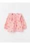 Lcw Baby Pink Crew Neck Long Sleeve Floral Baby Girl Blouse and Leggings 2-Piece Set - 4