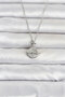 316L Steel Chain Silver Color Planet Model Women's Necklace