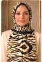 شال إليسا 2009-018 بني - 2