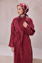 Twill Silk Scarf Burgundy, Powder, Pink - 2