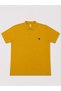 Large Size Polo Collar Short Elastic Sleeve Straight Cut Buttoned Men's Tshirt