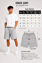 Summer Deal Product: 2 Pieces Black-Grey Oversize Fit Shorts Bermuda Comfortable Fit Anti-Sweat - 3