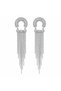 Diva Charm Elegant Stylish Women's Earrings Silver - 2