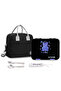 Convertible Bento Lunch Box w/ Insulated Lunch Bag – Gamer Black