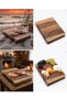 Solid Serving Platter "File de Gust" Book Style, Solid Walnut 30 x 23 x 4.5 cm