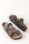 Unisex Anthracite Soft Pad Sole Flip Flops Daily Comfortable Summer Home & Outdoor Slippers