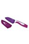 Santoku Knife Purple/White 11.6cm - 5