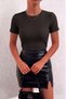 3-Pack Women's Crew Neck Ribbed Blouse - 2
