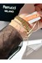 Steel Strap Oval Case 2 Year Warranty 3 Atm Waterproof Women's Wristwatch + Bracelet Gift - 7