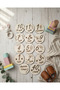 14 Piece Laser Engraved Baby Monthly Photo Cards - Wooden Baby Development Card Set - Newborn Memory Plaques