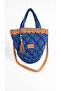 Handmade Daily Knitted Hand Shoulder Bag Real Leather Accessory Blue Strawberry