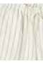 Vizyon New Season Girls' Striped Shorts with Elastic Waist - 3