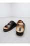 26Y-315-K704 Genuine Leather 100% Orthopedic Soft Sole Women's Slippers - 4
