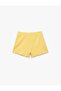 Girl's Denim&Canvas Shorts 6Skg40024Ak Yellow - 3