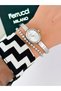 Steel Strap Minimal Case 2 Year Warranty 3 Atm Waterproof Women's Wristwatch + Bracelet Gift - 4