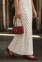 Women's Polka Dot Strappy Crop Skirt Set - 5