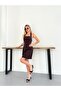 Women's Square Neck Summer Dress - 3