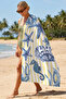 Sea Star Seahorse Marine Beach Towel-Striped Mediterranean Blue Yellow Quick Drying Microfiber Towel