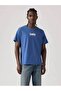 Men's Crew Neck Short Sleeve Blue T-Shirt - A20820362 - 3
