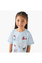 Crew Neck Short Sleeves T-shirt with Hello Kitty and Friends Print - 4