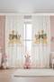 Rainbow Friends Patterned Children's Baby Room Background Curtain (Single Wing Pricing)