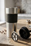 450 ml French Press Stainless Steel Thermos - 3