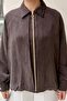 Front Pleated Detailed Zippered Advertized Sleeve Lined Bomber Jacket - 3