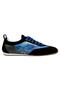Women's vegan leather blue sneakers - vincent van gogh the starry night design - 4