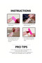 24Pcs Short Coffin Gradient Pink Jelly Nail Kit, Suitable for Women and Girls, Press-On Nails, Nail Supplies, Artificial Nails. - 3