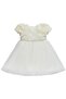 2-5 Years Old Evening Dress - Ecru