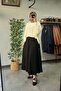 Side Zipper Skirt Black - 2