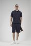 Trend Biz Half Oversize Polo Collar Men's Shorts Set