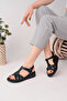 Vrp-115 Genuine Leather Velcro Strap Sandals - 4