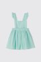 Baby Girl Print Detailed Turquoise Dress - 2