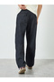Men Clean Look Loose Fit Jeans with Stitch Detail - 4