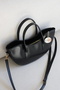 Half Moon Model Leather Hand and Shoulder Bag Women's Crossbody Shoulder Bag En32 Size15 - 4
