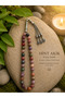 Father's Day Indian Agate Prayer Beads 33 Pieces 8 mm - 2