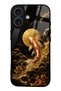 iPhone 17 Golden Koi Elegance Design Glossy Phone Case