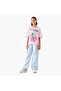 Wide Leg Cargo Jeans with Buttoned Waist - 2