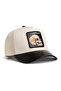 . Faux Leather Skull Trucker Cap - 4
