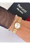 Steel Strap Minimal Case 2 Year Warranty 3 Atm Waterproof Women's Wristwatch + Bracelet Gift - 5