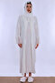 Comfortable Cut and Breastfeeding-Enabled Maternity Set with Hijab, 5 Pieces Effortt - Ecru - 3