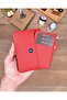Genuine Leather Card Holder Zippered Small Women's Wallet 2152
